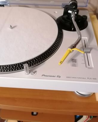 giradischi plx 500 white 
