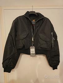 Bomber Nero Crop Alpha Industries 