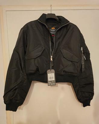 Bomber Nero Crop Alpha Industries 