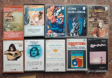 Musicassette e loro contenitori