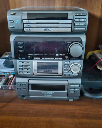 stereo jvc vintage anni 90