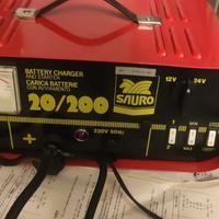Carica batteria 12/24v con starter avviamento 