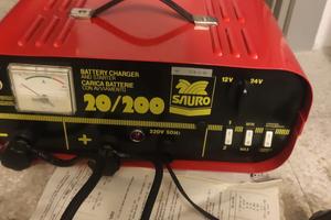 Carica batteria 12/24v con starter avviamento 