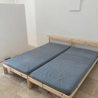 Letti singoli con materassini