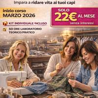 Corso Ri-uso e Trasformazione abiti