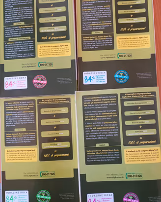 Alpha test biotecnologie e farmacia