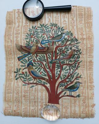 2 PAPIRI DIPINTI VINTAGE