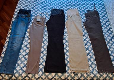 Pantaloni Premaman Prenatal e Benetton tg. S 