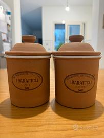 Set barattoli Terracotta Caffè e Zucchero
