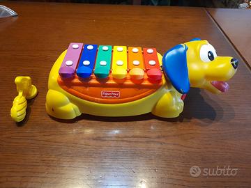 Cagnolino xilofono fisher-price gioco musicale tra