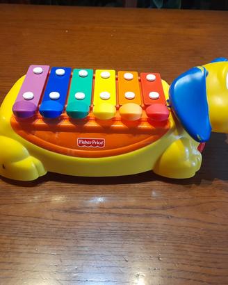 Cagnolino xilofono fisher-price gioco musicale tra