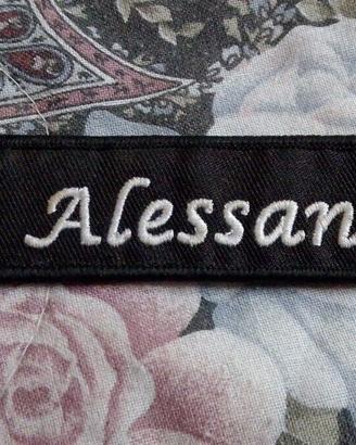 Portachiavi in Stoffa Con Nome