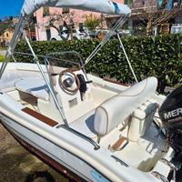 barca open rascala blu e blu Mercury 40cv 