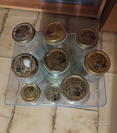 16 vasetti di vetro per conserva e molto altro 