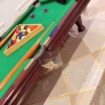 carambola da tavolo grande in legno pesante