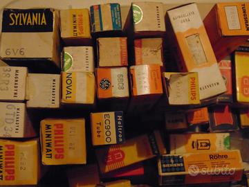 Valvole termoioniche vintage, prezzi da concordare