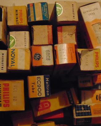 Valvole termoioniche vintage, prezzi da concordare
