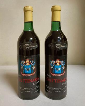 Vino Gattinara Conti vintage 1964