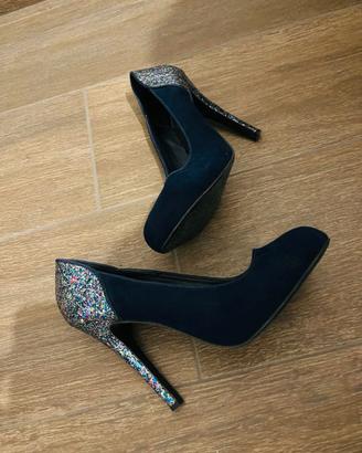 Decollete blu navy Zara n. 39