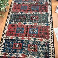 Tappeto Kilim Antico Fatto a mano 264x148 Persia
