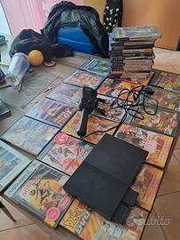 playstaion 2 con tantissimi giochi e simulatore