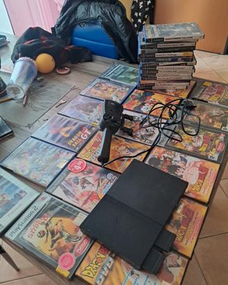 playstaion 2 con tantissimi giochi e simulatore