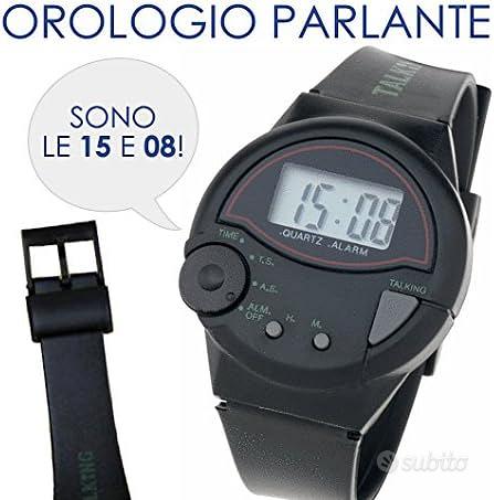 Orologio Parlante Italiano x Anziani, Non Vedenti - Abbigliamento e  Accessori In vendita a Napoli