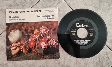 Disco vinile 45 giri funzionante Coro del Maffei 