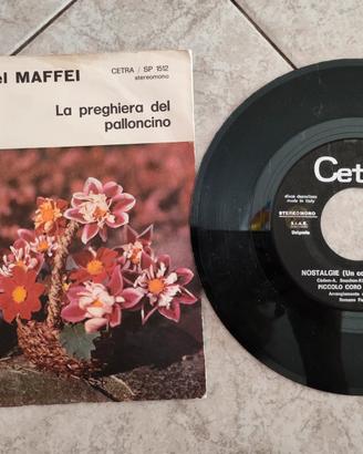 Disco vinile 45 giri funzionante Coro del Maffei 