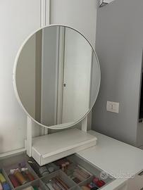 Specchio tondo da appoggio