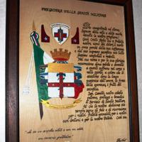Quadro preghiera della sanita' militare
