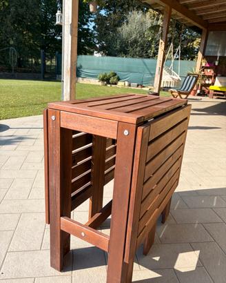 Tavolo in legno da giardino