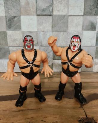 lotto action figure wrestling Ax Smash WWF WWE 