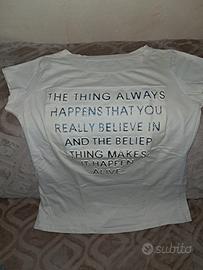 maglietta donna maniche corte 