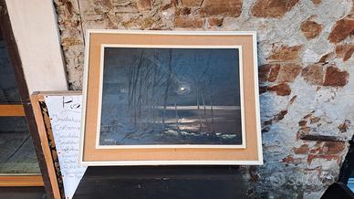 quadro ad olio di Giuseppe Grembiale, certificato.