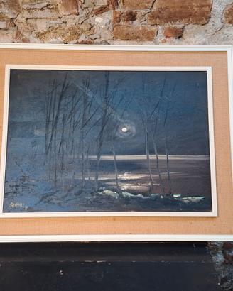 quadro ad olio di Giuseppe Grembiale, certificato.