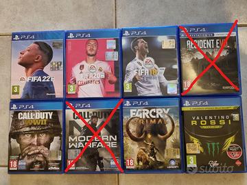Giochi PS4 vari (leggere la descrizione)