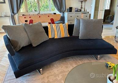 B&B Italia divano Arne A257CS in Velluto antracite