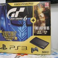 PS3 ultraslim 500GB+granturismo6 & the last of us
