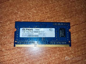 1GB RAM SODIMM Elpida Notebook