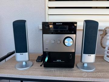 Lettore cd e stereo Sony con casse Hercules