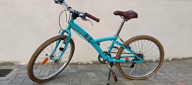 bicicletta  B’TWIN Rockrider 300 colore azzurr