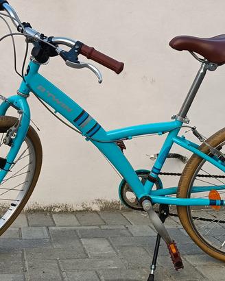 bicicletta  B’TWIN Rockrider 300 colore azzurr