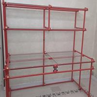 Scaffalatura tubolare componibile