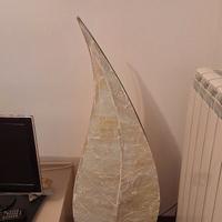 Lampada interno in vetro a foglia