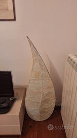 Lampada interno in vetro a foglia