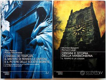 8 Libri GRAAL TEMPLARI SIMBOLI MASSONERIA