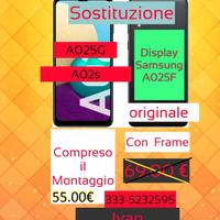 Sostituazione Display A025F