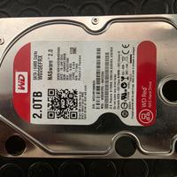 WD Disco Rigido 2TB WD20EFRX RED Come nuovo