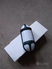 Aplique da esterno in fusione di alluminio e plexy